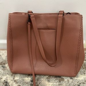 Dagne dover handbag, Allyn Tote Warm Dust Rose Pink